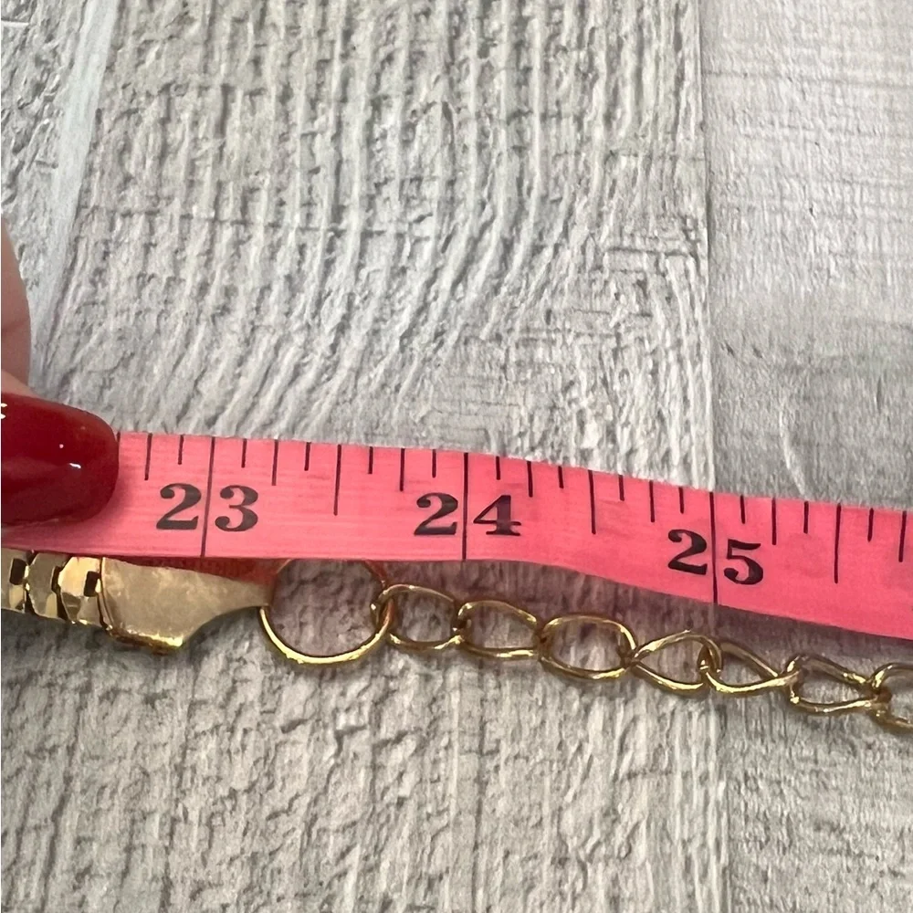 Rose Gold Tone Waist Belt Metal Rhinestone Crown 24-43” Waist Copper Bling Queen